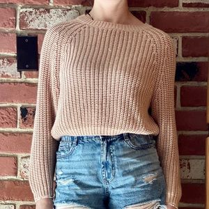 Cable knit H&M sweater